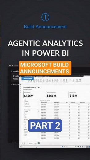 Agentic REPORT creation in Power BI! Build Announcements 2026 Part 2 🤩 💛