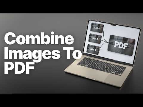 How to Create a PDF from Images on Mac (No Apps Needed)