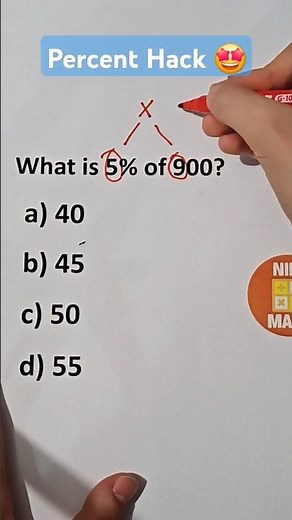 Find Percentages in Seconds | Percentage Problems - Shortcuts & Tricks 😎 #math #percents #maths