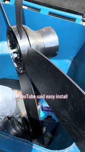 Install ceiling fan #diy #ceilingfan #funny