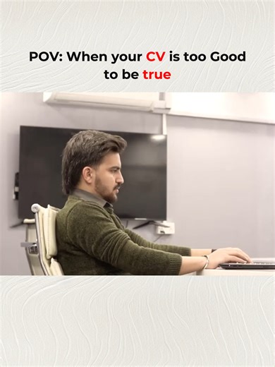 Is Your CV Too Good to Be True?