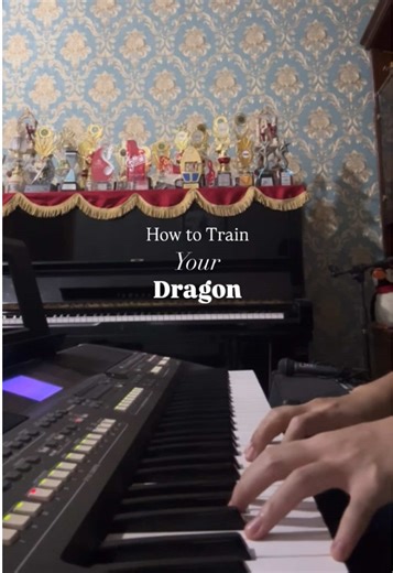 How to train your dragon #piano #httyd #cover #fyp
