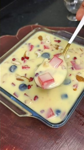Ramzan Fruit Custard Recipe | Iftar Special Sweet Dish | Fruit Custard Recipe #ramzanrecipe #shorts