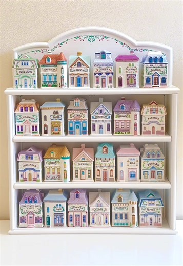 She’s built, she’s beautiful, she’s back 😍🏘️ Our Lenox Spice Village rack is now available—hurry before it sells out! #spicevillage #lenoxspicevillage #spicerack #lenox #aesthetic