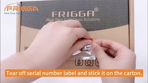 Frigga 10pcs USB Temperature Data Logger Single Use Temperature Recorder 100 Days High Accuracy Thermometer Monitor 14400 Points with PDF CSV Report,U2