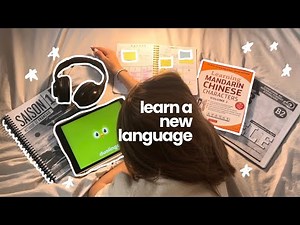 how to learn a new language on your own! (a guide) ⭑