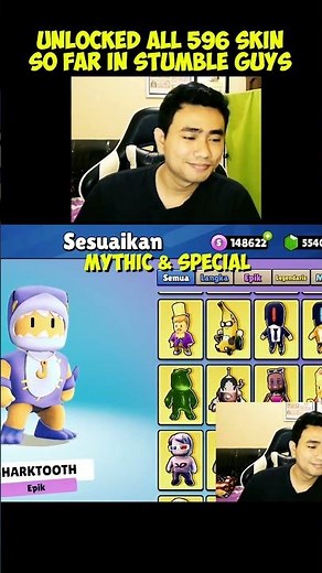 UNLOCKED All 596 stumble guys skins 🏆🤯 ALL skins Complete 😍