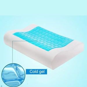 [Hot Item] Gel Cooling Pillow Neck Pillows Memory Foam Back Support Cushions