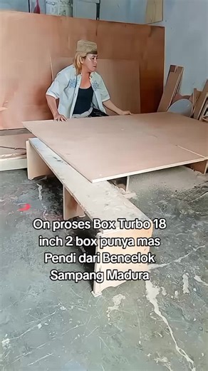 Pengolahan Box Turbo 18 Inch dari Mas Pendi
