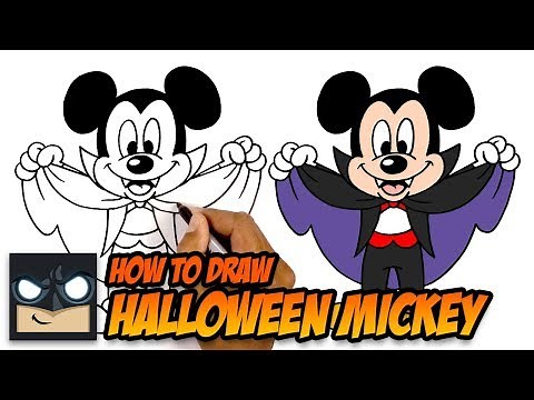 How To Draw Mickey Mouse Halloween