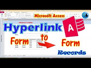 ms access hyperlink to form records | ms access | Rover