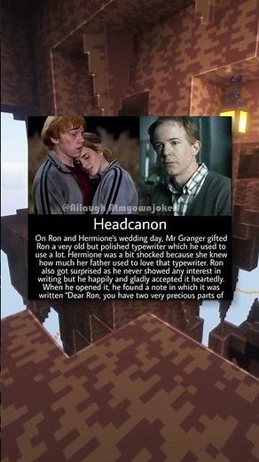 Ron And Hermione's Wedding Day 🥰