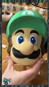 Giant LEGO Super Luigi- Super Mario Month