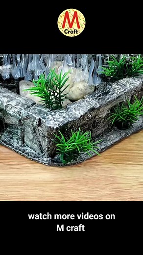 Artificial waterfall showpiece | M Craft