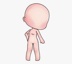 Gacha Life Body Base Transparent Background