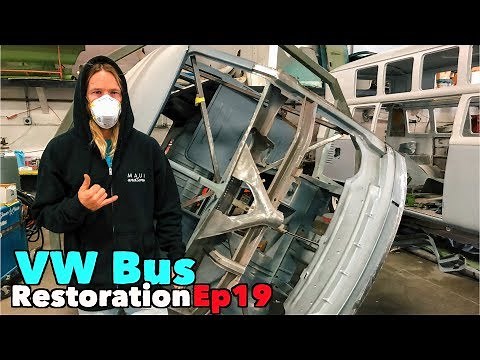 VW Bus Restoration Episode 19 - Back to the shop! | MicBergsma
