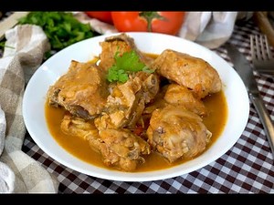 Guiso de pollo fácil , rápido y delicioso