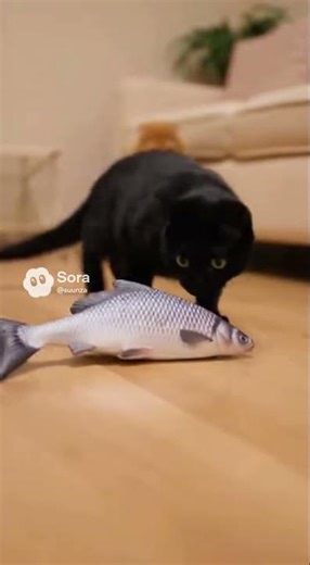 Cats vs Flopping Fish Toy… Their Reactions Are HILARIOUS 😂🐟🐾