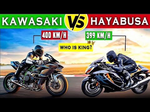 Kawasaki Ninja H2r VS Suzuki Hayabusa! Which Is The Best?