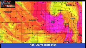 non storm wind gusts, uncharted waters, I've never seen a model projection like this in 40 years of forecasting! | Jim Flowers Meteorologist