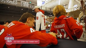 Our annual Meet the Team Party was a blast at The Steven F. Udvar-Hazy Center. We couldn’t have asked for a better venue or better season ticket members! #ALLCAPS | Washington Capitals