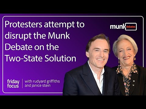 The Munk Debate on the Two-State Solution and Putin says he's ready for war with Europe