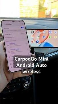 CarpodGo Mini mit Android Auto kabellos verbinden #androidauto #carpodgo