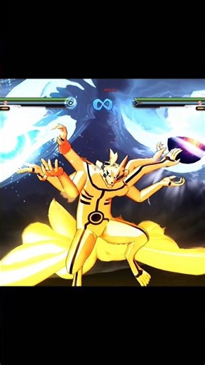 The Power of Six Paths Naruto! 🦊🔥#Naruto