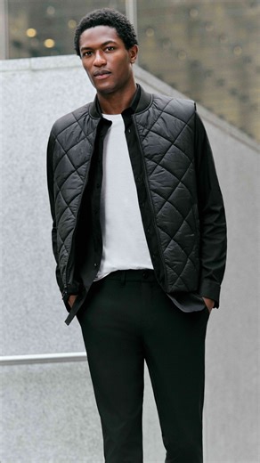 11K views · 64 reactions | Luxe layers, high-tech fabrics and washable suits take on every commute with ease. Get them on sale now with $100 off all men’s suits + BOGO 50% off everything else. (Excludes men’s outerwear. Offers cannot be combined.) | Express | Facebook