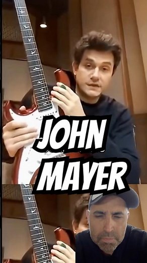 John Mayer talks strat #guitar #guitarlesson #guitarsolo #blues #strat #reactionvideo #reaction