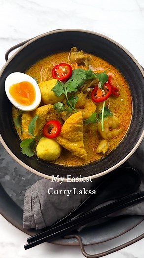 My Easiest Curry Laksa Recipe