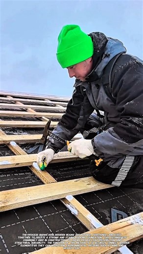 Smart Wooden Roof Framing Technique Using Basic Tools | Fast & Efficient Method!.