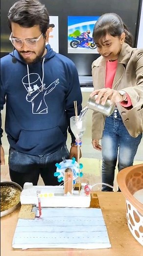 electricity generator | hydropower generator science experiment| #science #fip