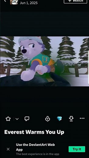 paw patrol Everest fart on you