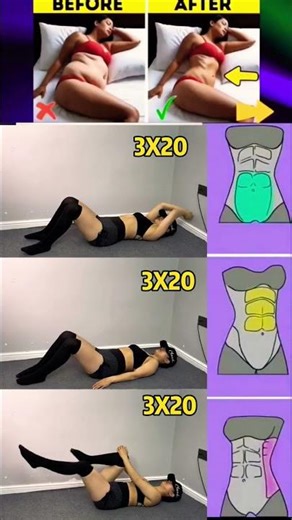 Abdominal exercise athome, Home exercise to reduce bellyfat and waist size Abdominal muscle vestline