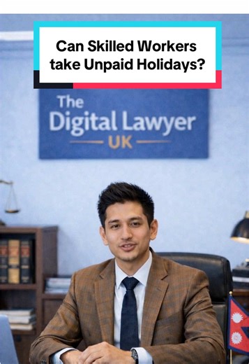 Can skilled workers take unpaid holidays in the UK? In short, it is yes. But this is strictly limited and simple ignorance could lead to visa withdrawal and even sponsor license revocation. We have talked on detail in the video. #uknepali #nepaleseinuk #immigration #uknepalimuser #law