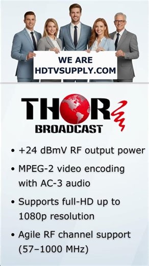 Thor Broadcast H-Petit-12CH-RM 12-CH Digital CATV & RF Distribution