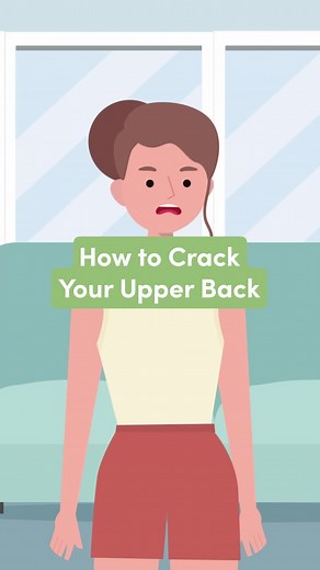Want to crack your upper back? Follow these steps💥 #howto #health #hack #lifehack #back #crack #upperback