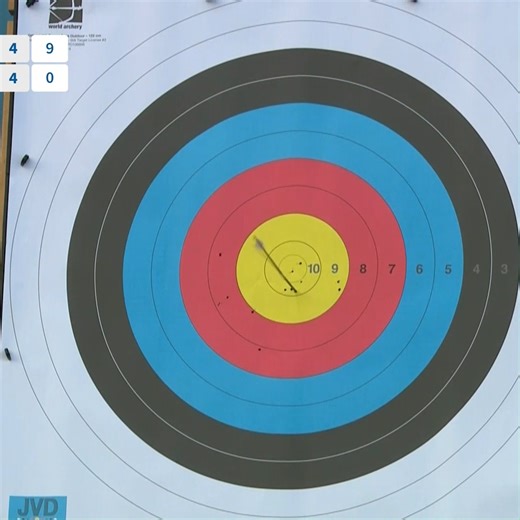 Edge-of-the-seat WIN. 🫣 Dramatic finish in Dubai. 🥇 Watch live for FREE on 👉 archery – www.archery.tv #ParaArchery | World Archery