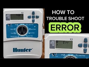 How to troubleshoot an error on your sprinkler timer