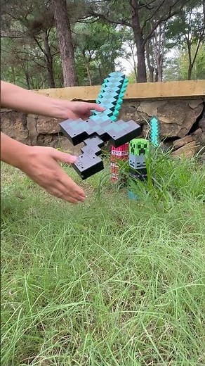 Minecraft Sword Axe Conversion Toy! #original #minecraft #toys