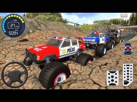 Juegos De Carros - Police Monster Truck Impossible Driver #3 - Car Extreme Racing Android Gameplay