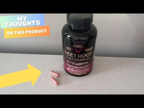Beet Root Capsules Review | Nutraharmony 5‑in‑1 Complex - Hawthorn, Hibiscus & Garlic Blend #ad