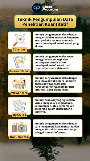 Teknik pengumpulan data penelitian kuantitatif