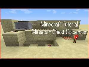Minecraft Tutorial: Minecart Chest Dispenser
