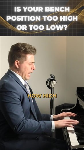 🎼 Is Your Bench Position Too HIGH or Too LOW? Tips for Comfort, Leverage, & Back Pain Relief 👉 You might be surprised how much your bench position affects your comfort, sound, and overall piano technique. In this casual, easy-to-follow piano tutorial, you’ll learn how to find the ideal bench height and distance from the keyboard so you can sit comfortably, play with better control, and avoid unnecessary tension while practicing. 🎶 This video is perfect for piano students of all ages, piano te