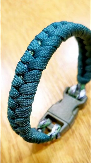 Paracord Bracelet (Fishtail knot) #paracord #bracelet #diy