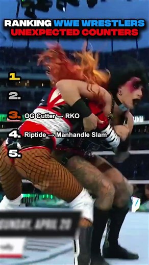 Ranking WWE Wrestlers Unexpected Counters Pt10