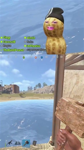 Peanut Cheats His Own Rules in Rust Server 😂