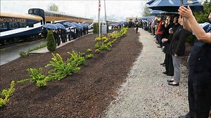 What a send off for our first guests of the 2017 season! After the "All Aboard" whistle was sounded, our bagpiper led eager travellers out of the station and to our waiting train. As the train pulled away, guests were treated to a 150-strong wave off. Thank you, Instagrammer @www5flute, for capturing the morning from beginning to end. Happy travels, everyone! | Rocky Mountaineer